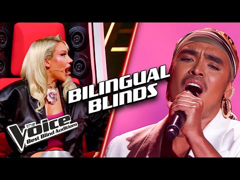 Amazing BILINGUAL Blind Auditions on The Voice!