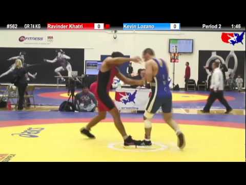 Schultz GR 74 KG Cons. Semi: Ravinder Khatri (India) vs. Kevin Lozano (Fronhofer)