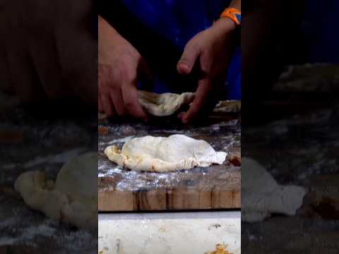 I had to use #pizza #dough for #empanadas for a #dinner. It didn't turn out bad at all #chef #yummy