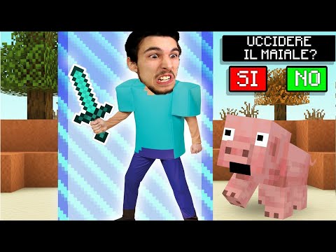 LA BARRIERA di MINECRAFT SI ESPANDE ogni VOLTA CHE UCCIDO UN MOB!