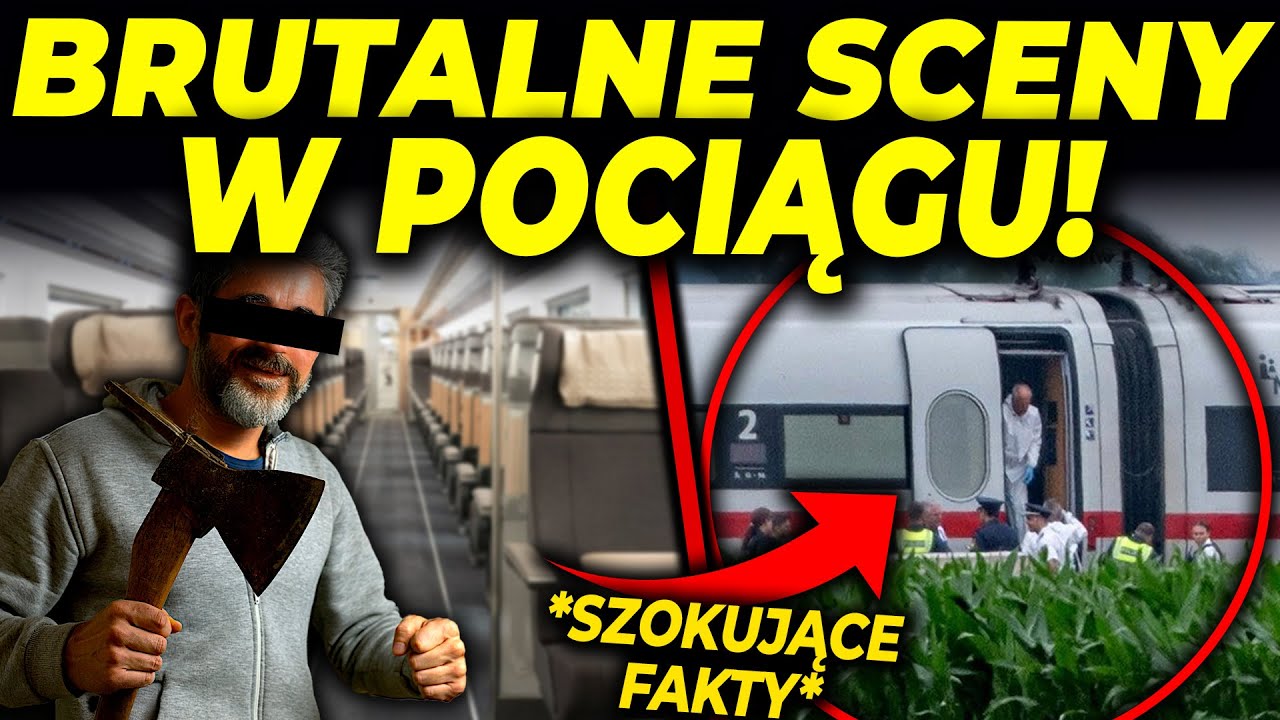 SYRYJCZYK Z SIEKIERĄ ROZPĘTAŁ PIEKŁO W POCIĄGU!