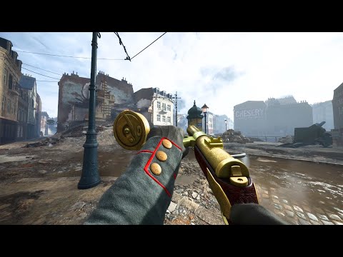 Mp18 No Hud gameplay on Battlefield 1