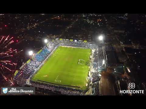 "Recibimiento Club Atletico Tucuman vs Nacional (Col) - 8vos Final" Barra: La Inimitable &bull; Club: Atlético Tucumán