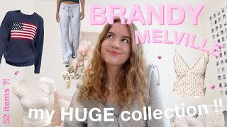 my HUGE brandy melville collection !! 💗