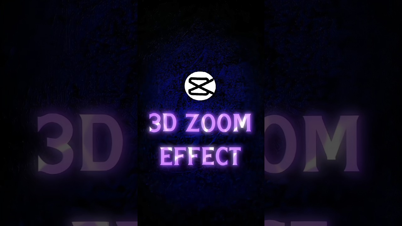 3D ZOOM EFFECT TUTORIAL || IN CAPCUT || #viralshort #viral #tutorial
