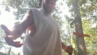 Cedar DIY Walking Sticks part  1 of 3