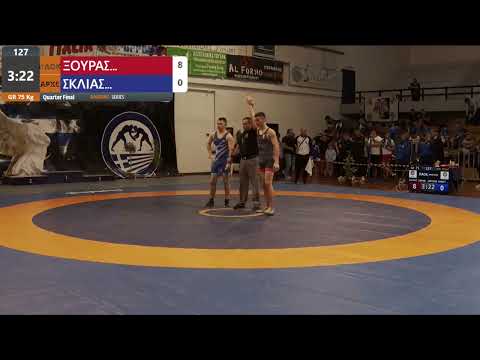ΞΟΥΡΑΣ ΣΕΡΑΦ. (ΠΑΟΚ) VS ΣΚΛΙΑΣ (ΑΡΧΕ) Quarter Final Match GR 75kg U15 11.03.2023