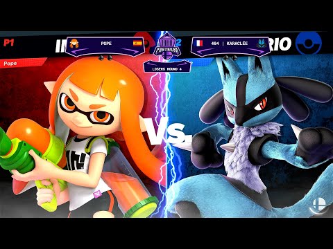 [ Le Pantheon #1 ] 404| Karaclée ( Lucario ) VS Pope ( Inkling ) Losers Round 4 SSBU