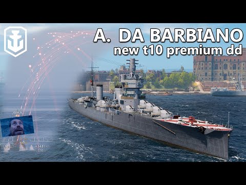 New Tier 10 Destroyer With Insane DPM - Alberico da Barbiano