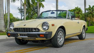 Video Thumbnail for 1982 FIAT 2000 Spider