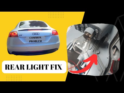 Audi TT Mk2 Rear Light Error (Earthing Issue Fix)Common Problem