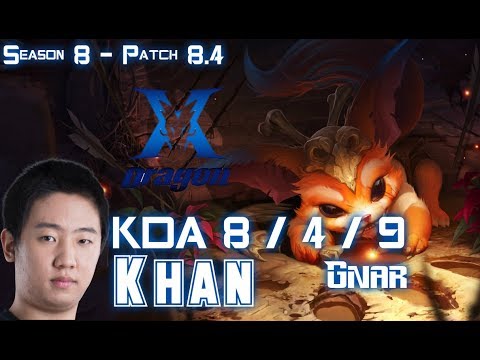 KZ Khan GNAR vs CAMILLE Top - Patch 8.4 KR Ranked