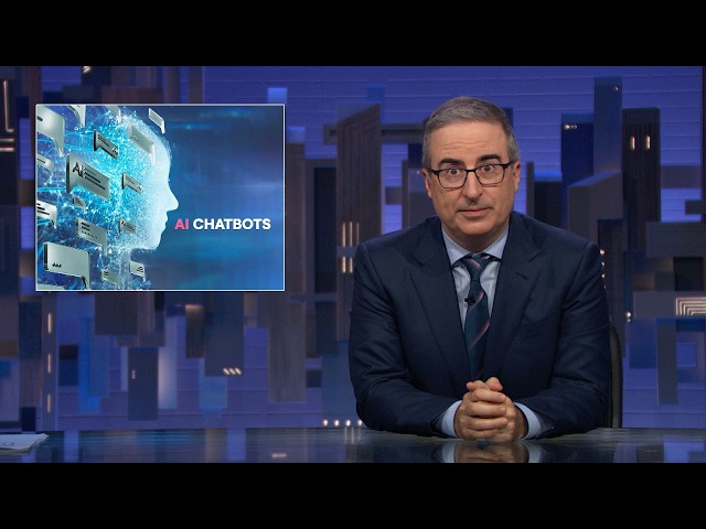 AI Chatbots: Last Week Tonight with John Oliver (HBO) SDDEFAULT Thumbnail