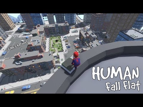 Human Fall Flat - CITY - Part 2 of 3  [PiPiParkour Workshop] - Gameplay, Walkthrough Video