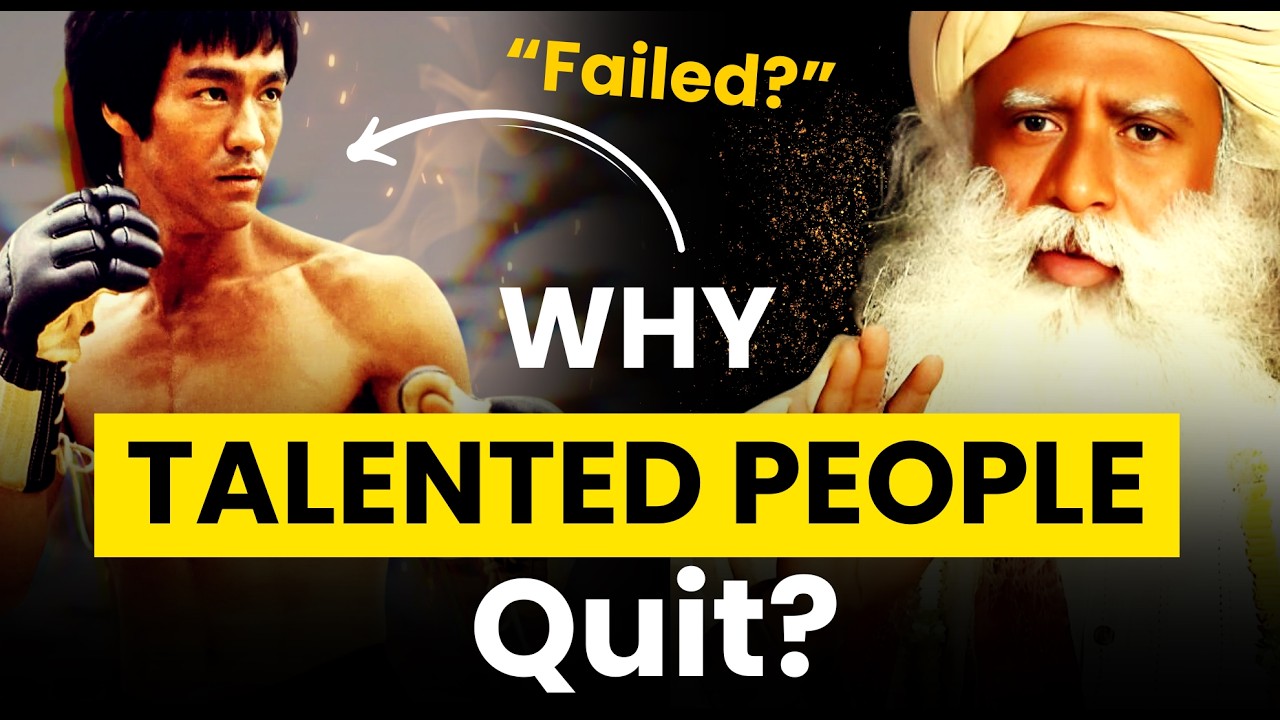 Sadhguru Explains Why TALENTED People Quit