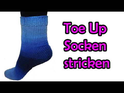 Toe Up Socken stricken - Romy Fischer Strickanleitung