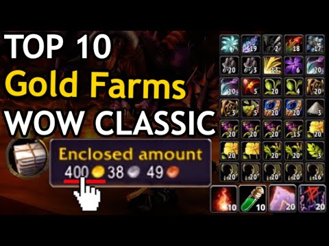 TOP 10 BEST Solo Gold Farms in Classic WoW!👀 EXPLAINED IN UNDER 2 MINUTES [2026]