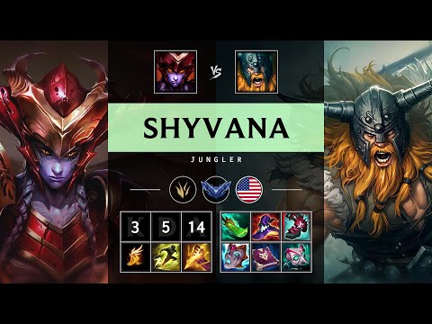 Shyvana Jungle vs Olaf - NA Diamond Patch 25.21