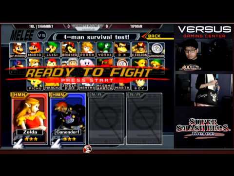 Versus Melee Weekly 2/8/16 - Winners R3 - TGL|Shamunt (Sheik) vs Tipman (Ganon)