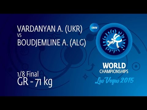 1/8 GR - 71 kg: A. VARDANYAN (UKR) df. A. BOUDJEMLINE (ALG) by TF, 10-2