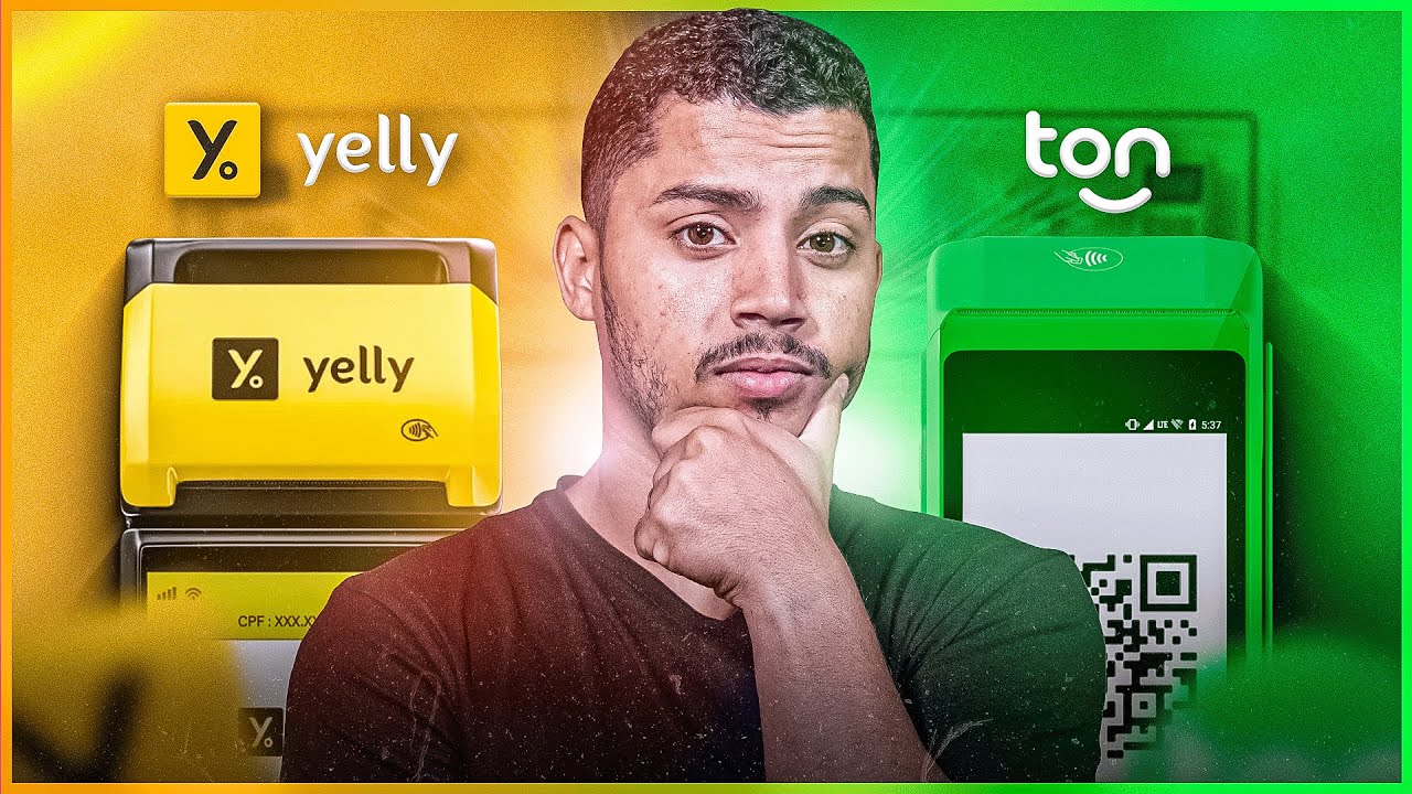 YELLY ou TON - Qual a MELHOR máquina de cartão CUSTO-BENEFÍCIO em 2024? [COMPARATIVO]