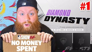 NO MONEY SPENT! MLB The Show 24 Diamond Dynasty #1