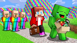 Download lagu Villagers Kicked Mikey and JJ Out of the OP Village in Minecraft (Maizen) mp3