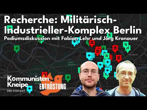 Militärisch-Industrieller Komplex in Berlin und Podiumsdiskussion mit Fabian Lehr und Jörg Kronauer Video-Thumbnail von YouTube