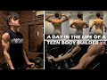 A DAY IN THE LIFE OF A TEEN GYM RAT || ARM + BACK SESSION