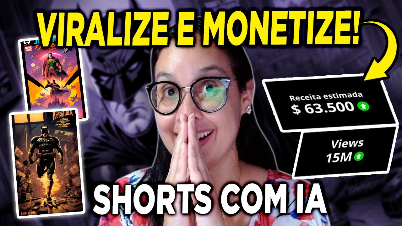 Crie SHORTS com IA para VIRALIZAR e MONETIZAR no YOUTUBE! IMAGEM COM IA VIRAL