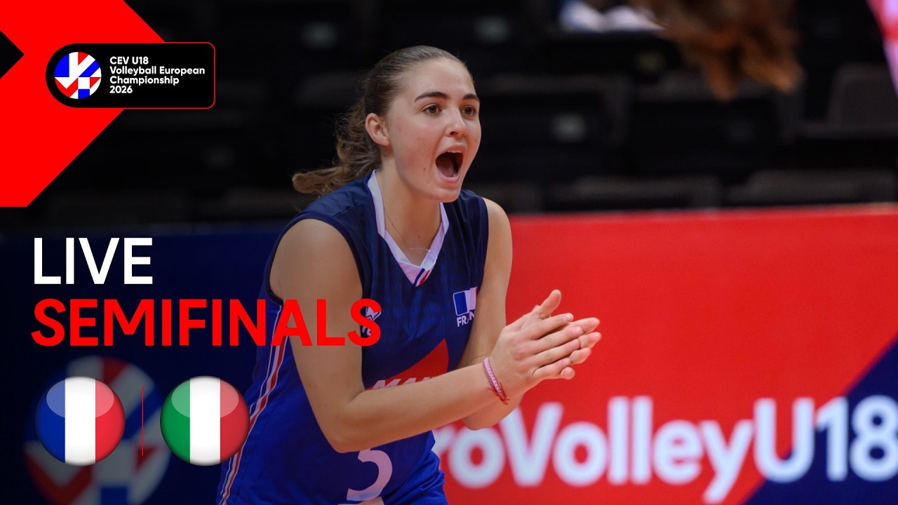 LIVE | France vs. Italy | CEV U18 Volleyball European Championship 2026 | Women