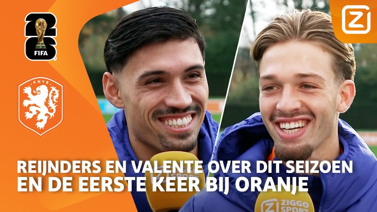 Valente: "Ik heb wel het gevoel dat alles in een versnelling gaat" 🤩 | Interview Valente & Reijnders