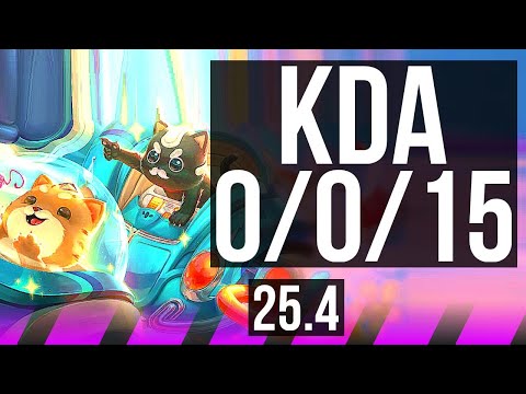 BLITZCRANK & Ezreal vs RAKAN & Kai'Sa (SUP) | 0/0/15 | KR Master | 25.4