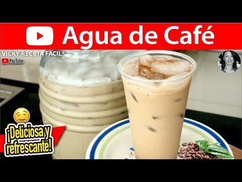 AGUA DE CAFE | #VickyRecetaFacil Video