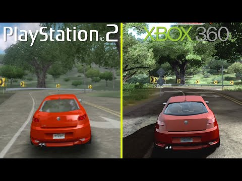 Test Drive Unlimited PS2 vs Xbox 360 Graphics Comparison