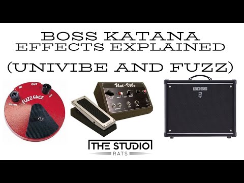 Boss Katana Effects Explained - Uni Vibe and Fuzz