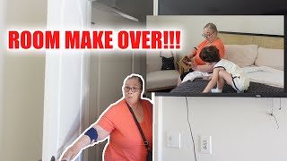 SURPRISING MAMA WITH A ROOM MAKE OVER!!! HER REACTION** 🥺❤️