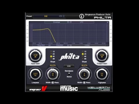 Filtering a Logic bus with Vengeance Philta CM (Computer Music #178)