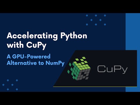Gpu Accelerated Numpy For Faster Python Computations