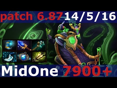 Dota 2 patch 6.87 Ribick Fnatic MidOne 7900+ KDA-14/5/16