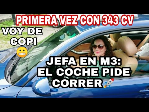 LA JEFA 👮‍♀️ PRUEBA el BMW M3 E46 por primera vez 😬🚀🏁 Vídeo on board a Lastur