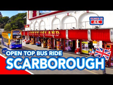 SCARBOROUGH Beachcomber Open Top Bus Ride - Seafront tour from North Bay to South Bay Spa