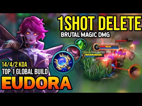 EUDORA BEST BUILD 2022 | BUILD TOP 1 GLOBAL EUDORA GAMEPLAY | MOBILE LEGENDS✓