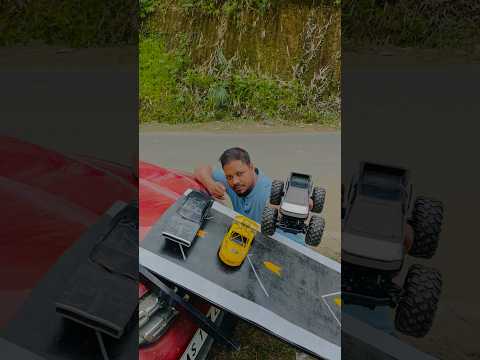 Rc black Mercedes car unboxing and climb battle ramp racing test. #remotecontrol #shorts #rc ￼