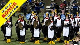 BOO BOWL Largest Marching Band in America in Halloween costumes 2014 Allen Eagle Escadrille