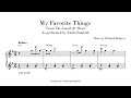 My Favorite Things - From The Sound Of Music - Sheet music transcription