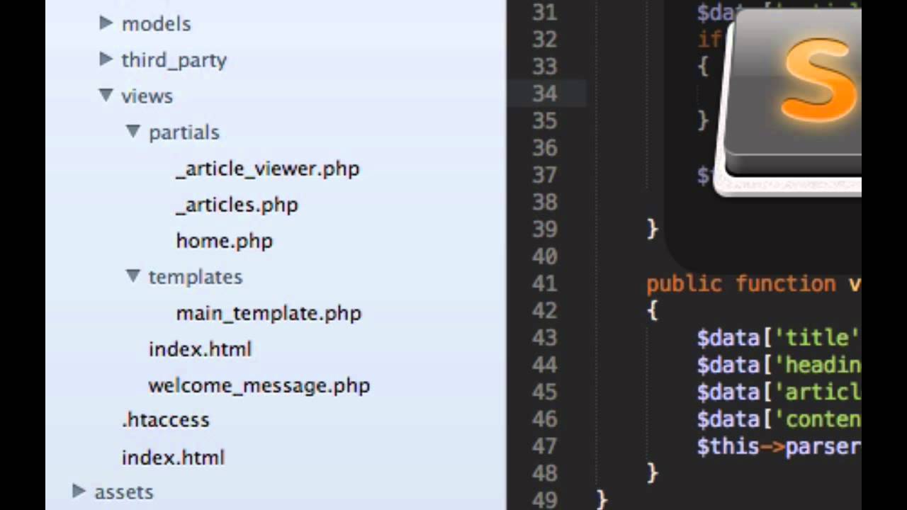CodeIgniter Series - View partials