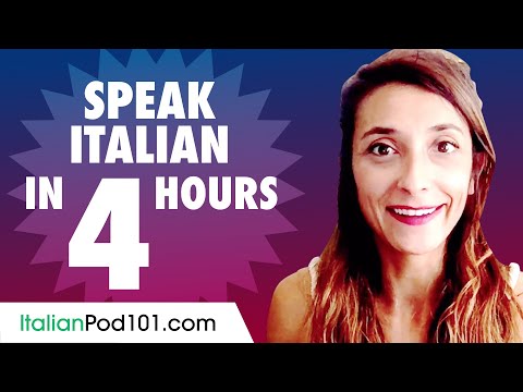 Learn How to Speak Italian in 4 Hours