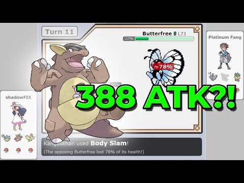 can kangaskhan 6-0 SWEEP their ENTIRE team? (Pokemon Showdown)