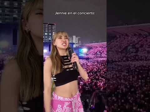 JENNIE en el concierto😂#shorts